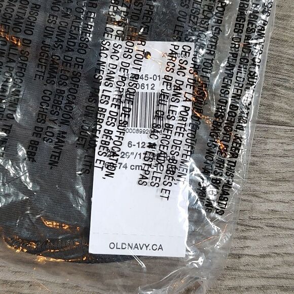 New Unisex Size 6-12M Old Navy Halloween Long-Sleeve Ghost Peace Sign Bodysuit - Picture 7 of 7